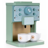 Jucarie din lemn aparat de cafea pentru copii, 8 piese, multicolor, 15x12x20 cm