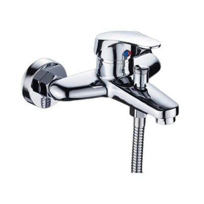 Baterie Cada Korman Technik, Para Dus Si Furtun Inclus, Aliaj, Cartus Ceramic, Crom foto