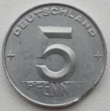 Moneda RDG - 5 Pfennig 1952 - Eroare batere, Europa