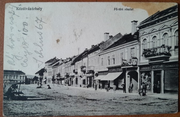 Carte postala, Targul Secuiesc, inceput de secol XX