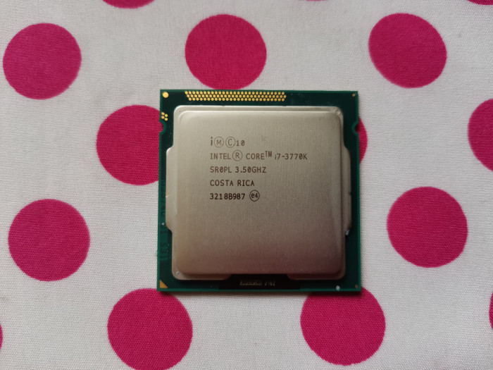 Procesor Intel Core I7 IvyBridge 3770K 3,5GHz, socket 1155.