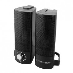 Boxe Stereo Esperanza LAVANI 2.0 USB Negru foto