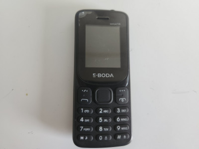 Telefon mobil E-BODA Speak T118 negru folosit impecabil foto