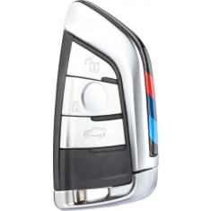 Carcasa Cheie BMW X5 3 Butoane SmartKey X6 Seria 7 Silver Cu M