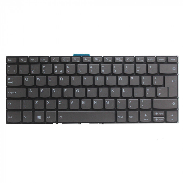Tastatura Laptop, Lenovo, IdeaPad S340-14IWL Type 81N7, iluminata, layout UK
