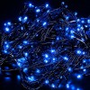 Instalatie Craciun 30m 400 LED Albastre, 8 Moduri Lumina, Interior/Exterior