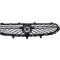 Grila masca fata OPEL CORSA/-e F, 06.2019-12.2023, cu ornamente crom; negru,