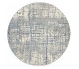 Cumpara ieftin Covor Rotund Calvin Klein CK950, Albastru Crem, 122x122 cm, Modern, Ideal pentru Living