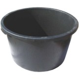 Cada/Butoi Plastic 500L, Negru, &Oslash;105 cm &ndash; Depozitare Apa, Gospodarie