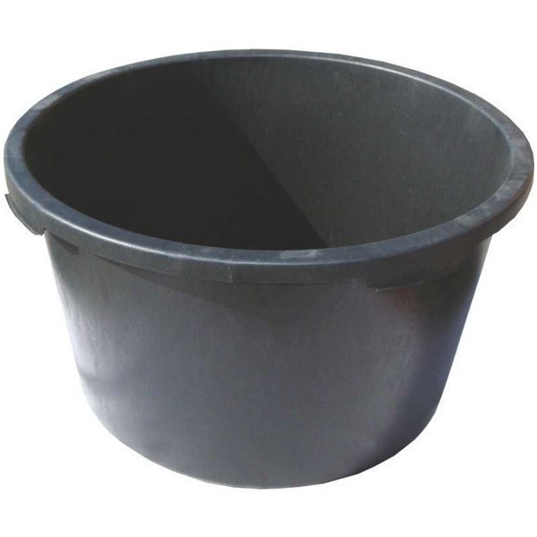 Cada/Butoi Plastic 500L, Negru, &Oslash;105 cm &ndash; Depozitare Apa, Gospodarie