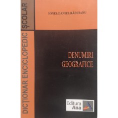 Denumiri Geografice - Ionel Daniel Raduianu , E313