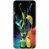 Husa silicon pentru Apple Iphone 6 Plus, Abstract Color Bottles Splash