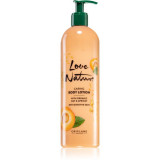 Oriflame Love Nature Organic Oat &amp; Apricot lotiune pentru ingrijirea corporala 500 ml