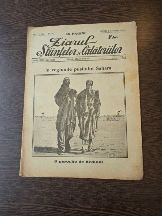 Ziarul Ştiinţelor şi Călătoriilor - nr. 49/1923