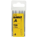 DeWalt DT7292 - Set capete de insurubare profil TX20 5 bucati