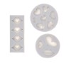Set 3 forme pentru prajituri in forma de inima, 1 x 12.8 x 4.8 cm, 1 x 10 cm, 1 x 8.5 cm, silicon