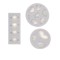 Set 3 forme pentru prajituri in forma de inima, 1 x 12.8 x 4.8 cm, 1 x 10 cm, 1 x 8.5 cm, silicon