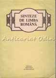 Sinteze De Limba Romana - Theodor Hristea, 2008, Jerome K. Jerome