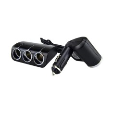 Priza auto cu bricheta multipla 120W Olesson 1528, 4 intrari si 1 USB