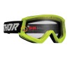 Ochelari Thor Combat Racer sticla clara negru cu verde