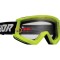 Ochelari Thor Combat Racer sticla clara negru cu verde