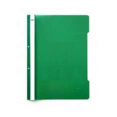 Dosar A4 din plastic cu sina si perforatii 50/set Noki Dosar A4 cu sina si perforatii 50/set Noki verde