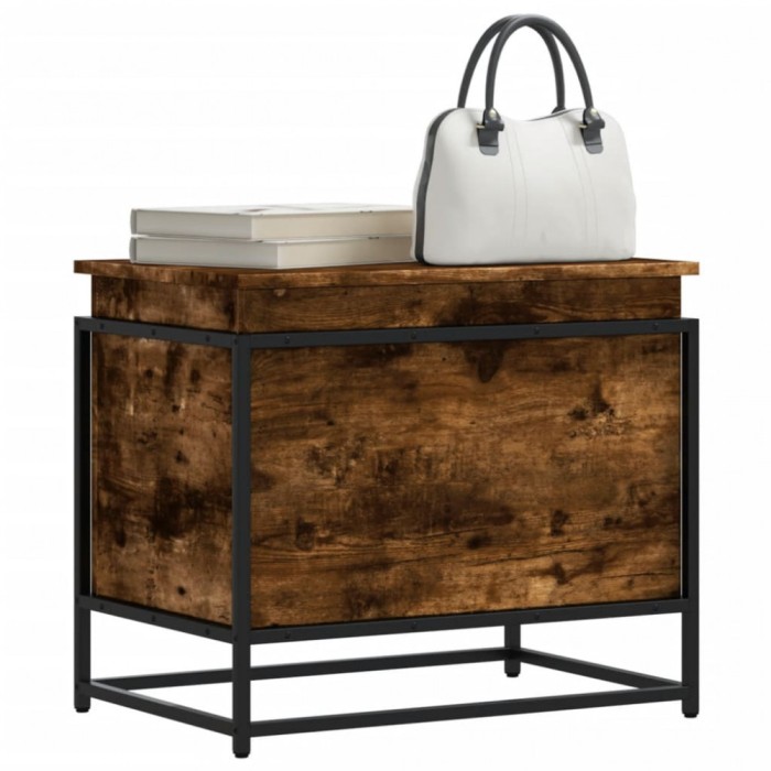 vidaXL Cutie depozitare stejar sonoma 60x40x51,5 cm lemn prelucrat