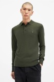 AllSaints pulover de lana MODE MERINO barbati, culoarea negru, light, M085KB