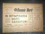ZIARUL ROMANIA LIBERA 20 AUGUST 1966 VIZITA LUI ION GHEORGHE MAURER IN DANEMARCA