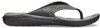 Slapi Crocs LiteRide Flip Negru - Black/Slate Grey, 37, 38, 41 - 43, 45, 46