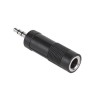 Adaptor Audio Jack 3.5mm Tata la 6.3mm Mama Stereo, Plastic
