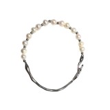 Bratara cu perle eleganta asimetrica