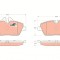 TRW GDB1611 COTEC set placute frana,frana disc