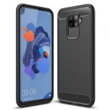 Husa Silicon CARBON Huawei Mate 30 Lite Negru