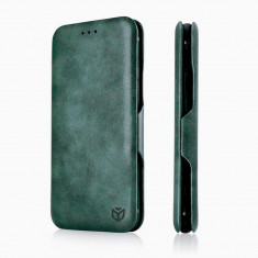 Husa telefon Samsung Galaxy A13 4G Techsuit Safe Wallet Plus, Green