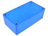 Carcasă universală ABS albastră 82x152x50mm