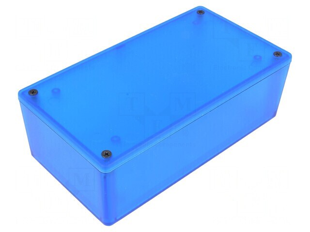 Carcasă universală ABS albastră 82x152x50mm