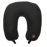 Cumpara ieftin Perna de gat cu vibratii ergonomica Oem Neck Massage Cushion pentru calatorie si birou Maro