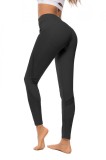 B637-1 Colanti sport cu talie inalta din material elastic, L, M, S