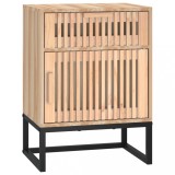 Cumpara ieftin Dulap noptiera, 40x30x55,5 cm, lemn prelucrat &amp; fier