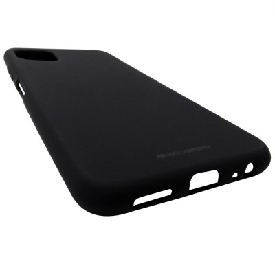 Husa silicon Mercury Goospery Soft Feeling neagra pentru Samsung Galaxy A22 5G foto