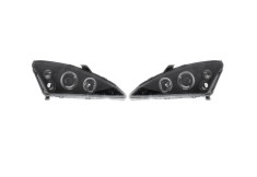 Far Ford Focus 1 (Daw/Dbw/Dnw/Dfw) 09.2001-11.2004, Stanga, Dreapta, tip bec H1+H1, fara motoras reglare, electric/reglaj manual, tuning, cu lumina p