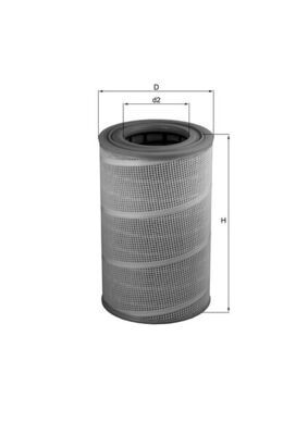 MAHLE LX 612 Filtru aer