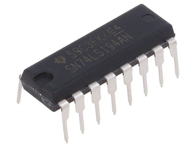Digital 4-Bit Bidirectional Shift Register TTL THT