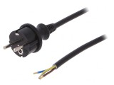 Cablu Electric SCHUKO 3x1,5mm&sup2; 2m