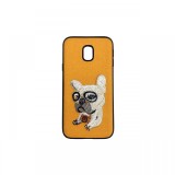 Carcasa Samsung Galaxy J5 (2017) Lemontti Embroidery Orange Puppy