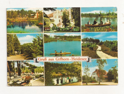 FG3 - Carte Postala - GERMANIA - Gifhorn-Heidesee, circulata 1973 foto