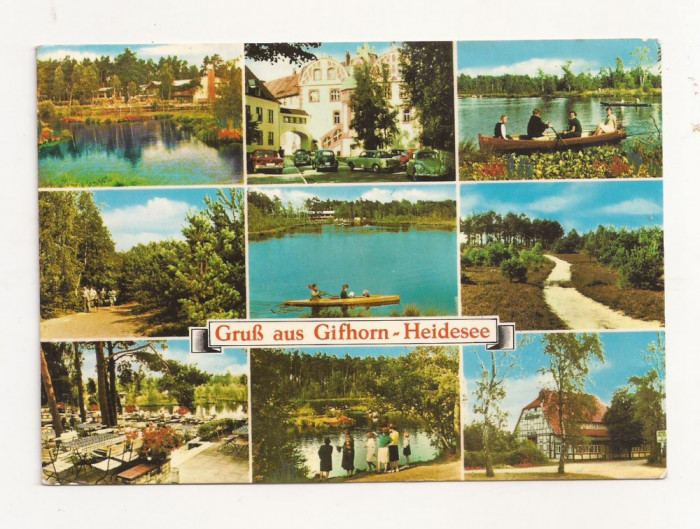 FG3 - Carte Postala - GERMANIA - Gifhorn-Heidesee, circulata 1973