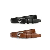 Cumpara ieftin Set 2 curele reglabile versatile - maro+negru - 794133