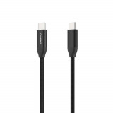 Cablu USB-C - USB-C, PD 240W, 1m, negru, textil, XCC1035 Choetech